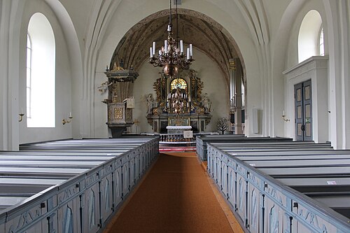 Börstils kyrka, intérieur