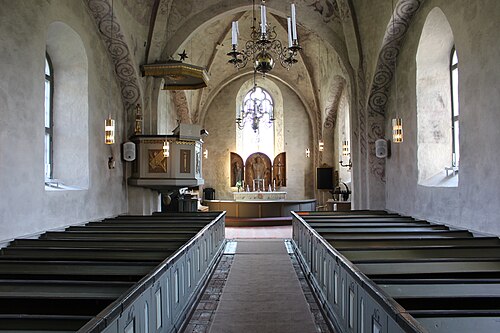Kalmar kyrka, interno