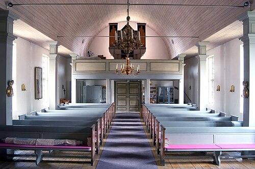 Muskö kyrka, interno