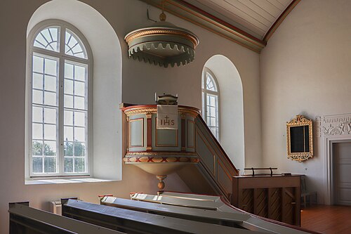 Sjösås nya kyrka, interno