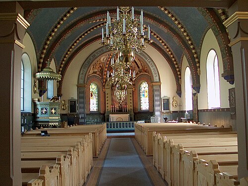 Appuna kyrka, intérieur
