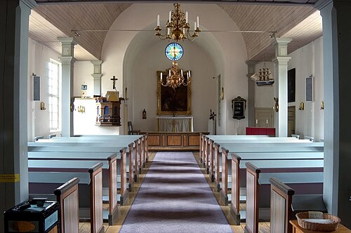 Muskö kyrka, interno