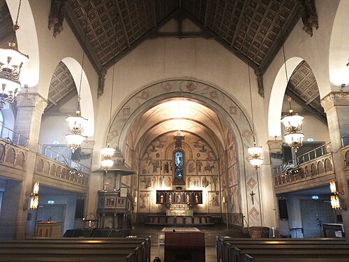 Sankt Matteus kyrka, intérieur