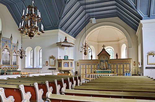 Sankt Sigfrids kyrka, interno