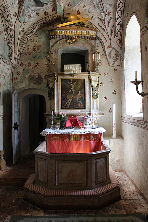 Yttergrans kyrka, interno
