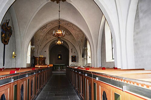 Fornåsa kyrka, interno