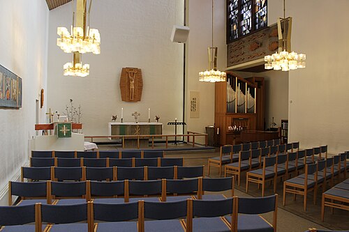 Högåskyrkan, interno