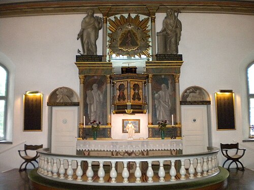 Loshults kyrka, interno