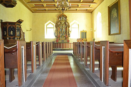 Strå kyrka, intérieur