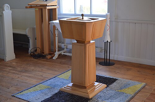 Trehörna kyrka, interno