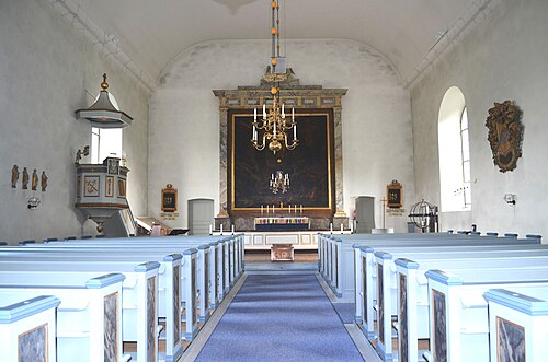 Tåby kyrka, interno