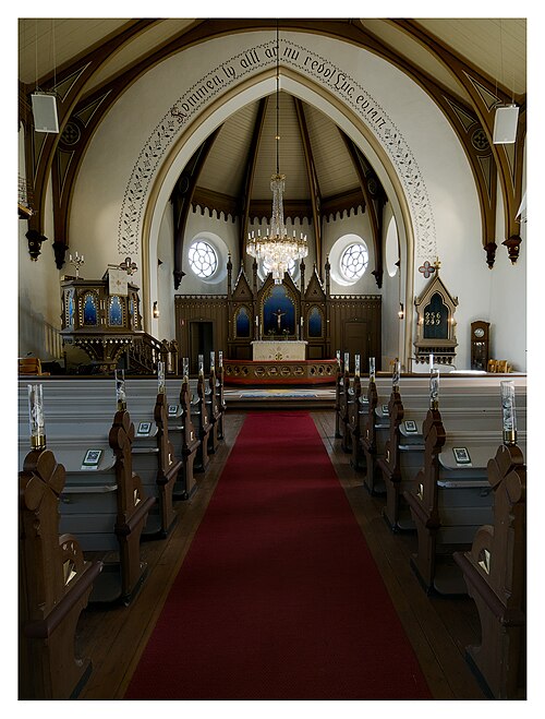 Fjällbacka kyrka, intérieur