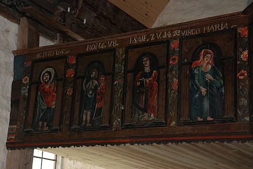 Hyssna gamla kyrka, intérieur