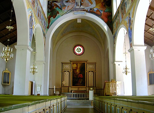 Vetlanda kyrka, interno