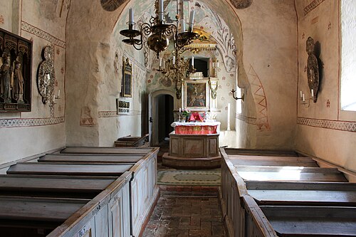 Yttergrans kyrka, interno