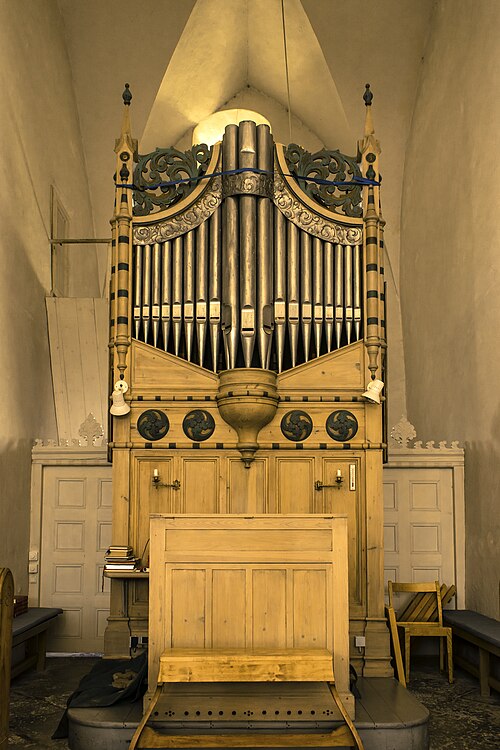 Silte kyrka, intérieur