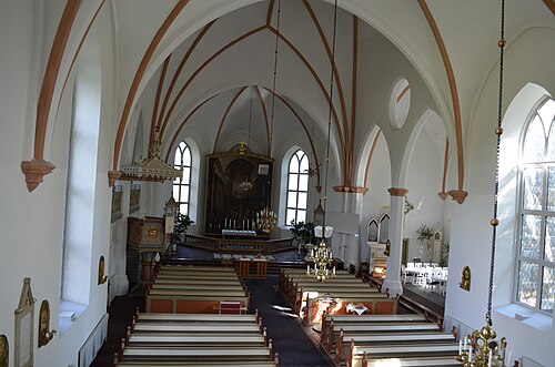 Årstads kyrka, interno
