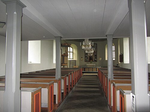 Eks kyrka, intérieur