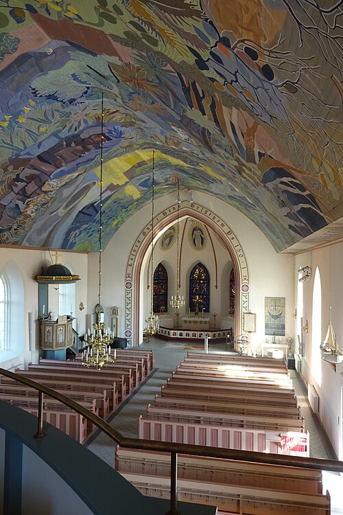Öckerö nya kyrka, interno