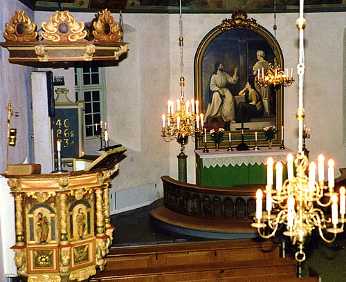 Lugnås kyrka, interno