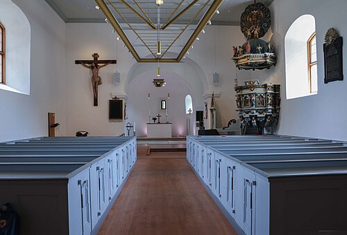 Nättraby kyrka, interno