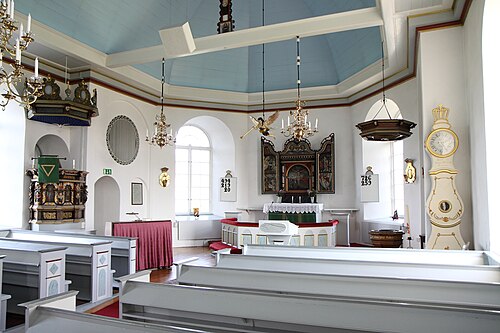 Stamnareds kyrka, interno