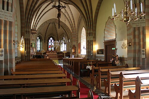 Tärna kyrka, interno