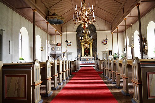 Västra Ryds kyrka, interno