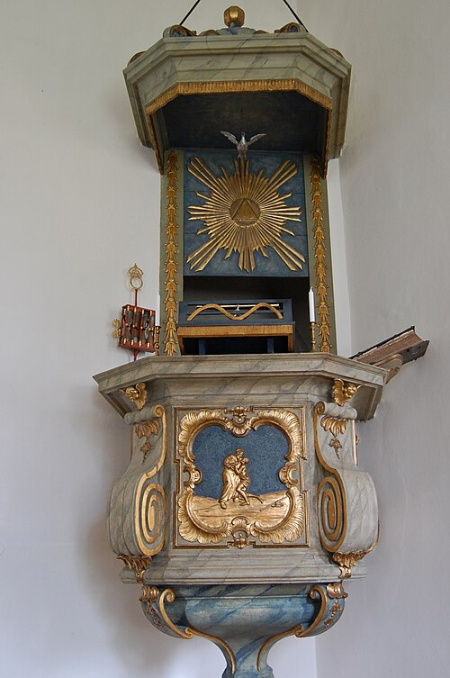 Arby kyrka, interno