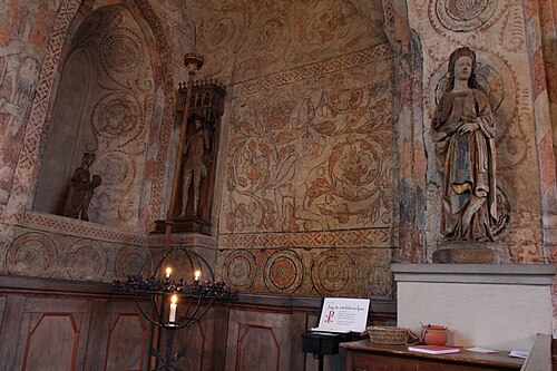 Vika kyrka, intérieur