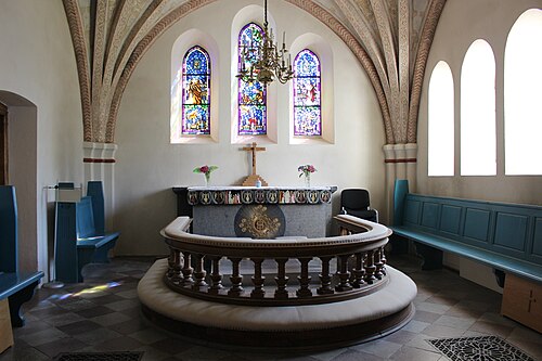 Hardeberga kyrka, interno