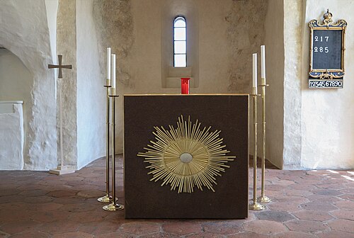 Hossmo kyrka, intérieur