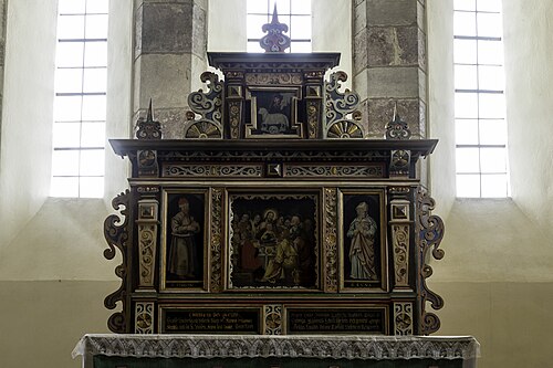 Fole kyrka, interno