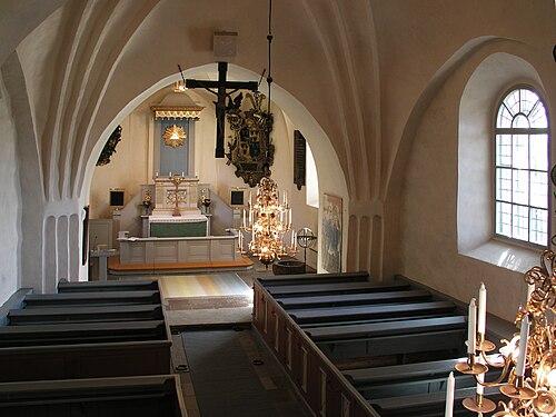 Salems kyrka, intérieur