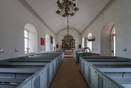 Ås kyrka, interno