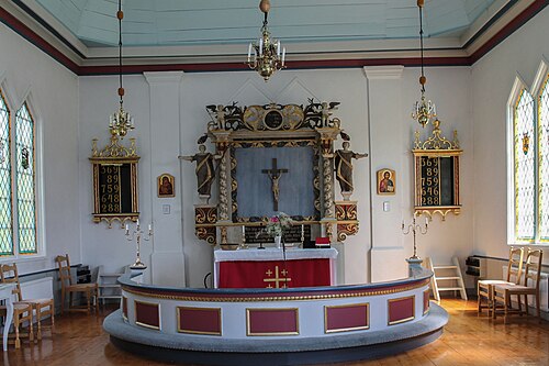 Mistelås kyrka, interno