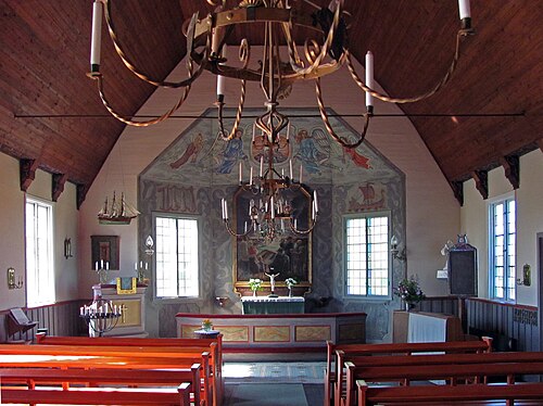 Arholma kyrka, interno