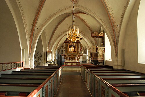 Barkåkra kyrka, intérieur