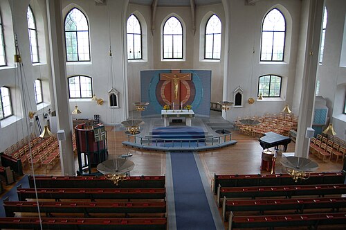 Brunskogs kyrka, interno