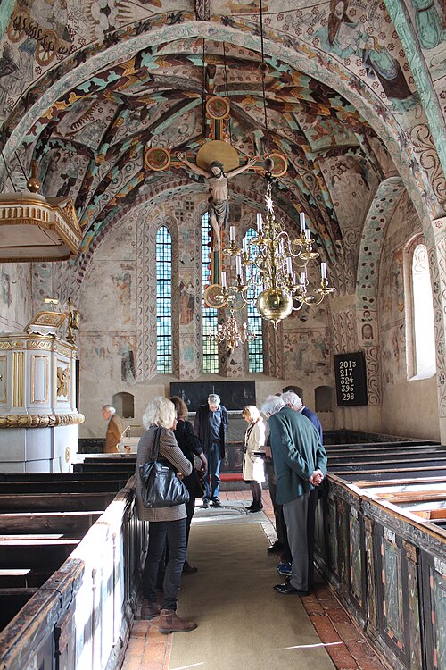Härkeberga kyrka, interno