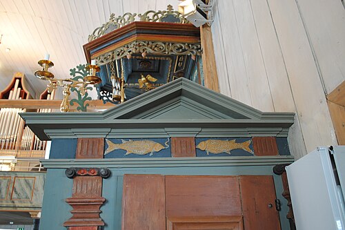 Mockfjärds kyrka, intérieur