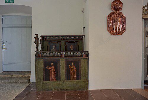 Nättraby kyrka, interno