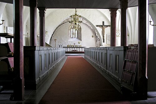 Ölmstads kyrka, interno
