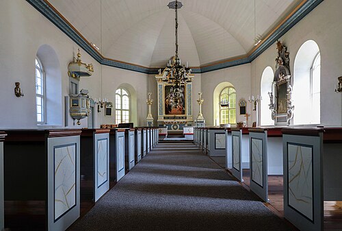 Sandby kyrka, interno