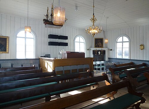 Torö kyrka, intérieur