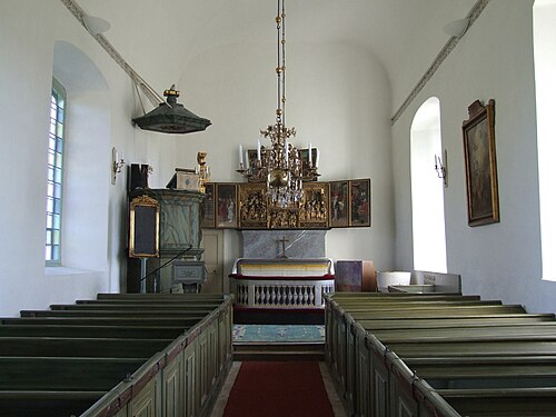 Dillnäs kyrka, interno