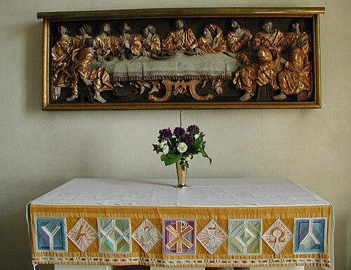Svanshals kyrka, interno