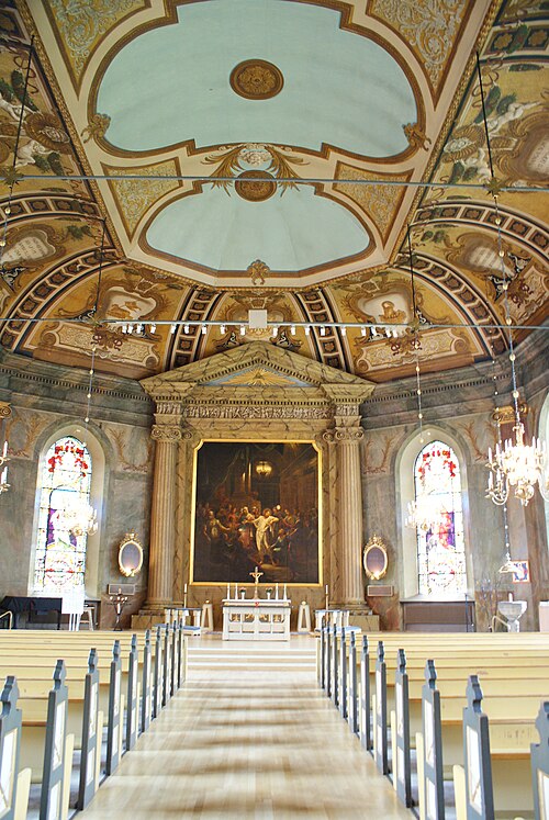 Hedvigs kyrka, interno