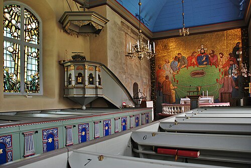 Örs kyrka, interno