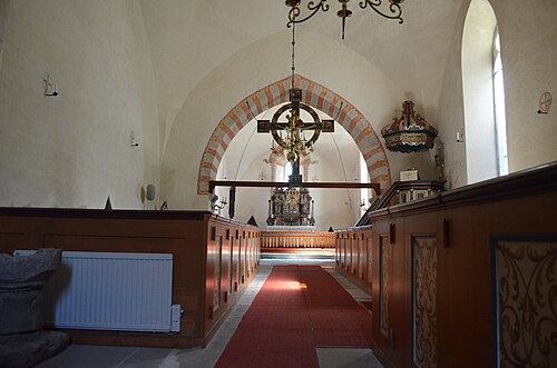 Näs kyrka, interno
